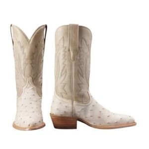 Tecovas Jamie Pearl Ostrich Cowgirl Boots